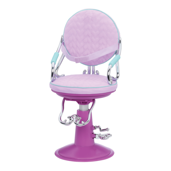 Sitting Pretty Salon Chair Lilac Hearts chair