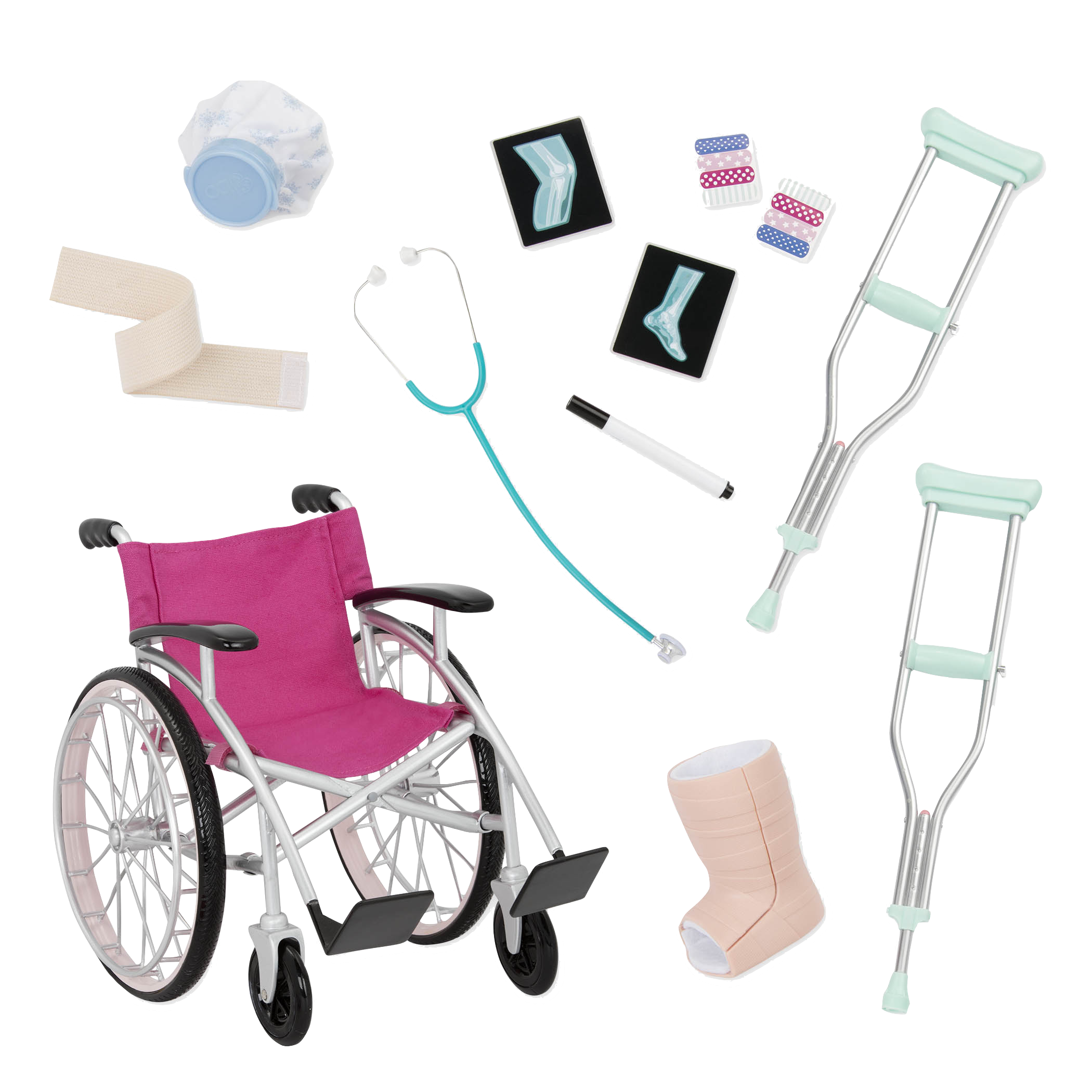 Heals on Wheels medical Accessories all components 