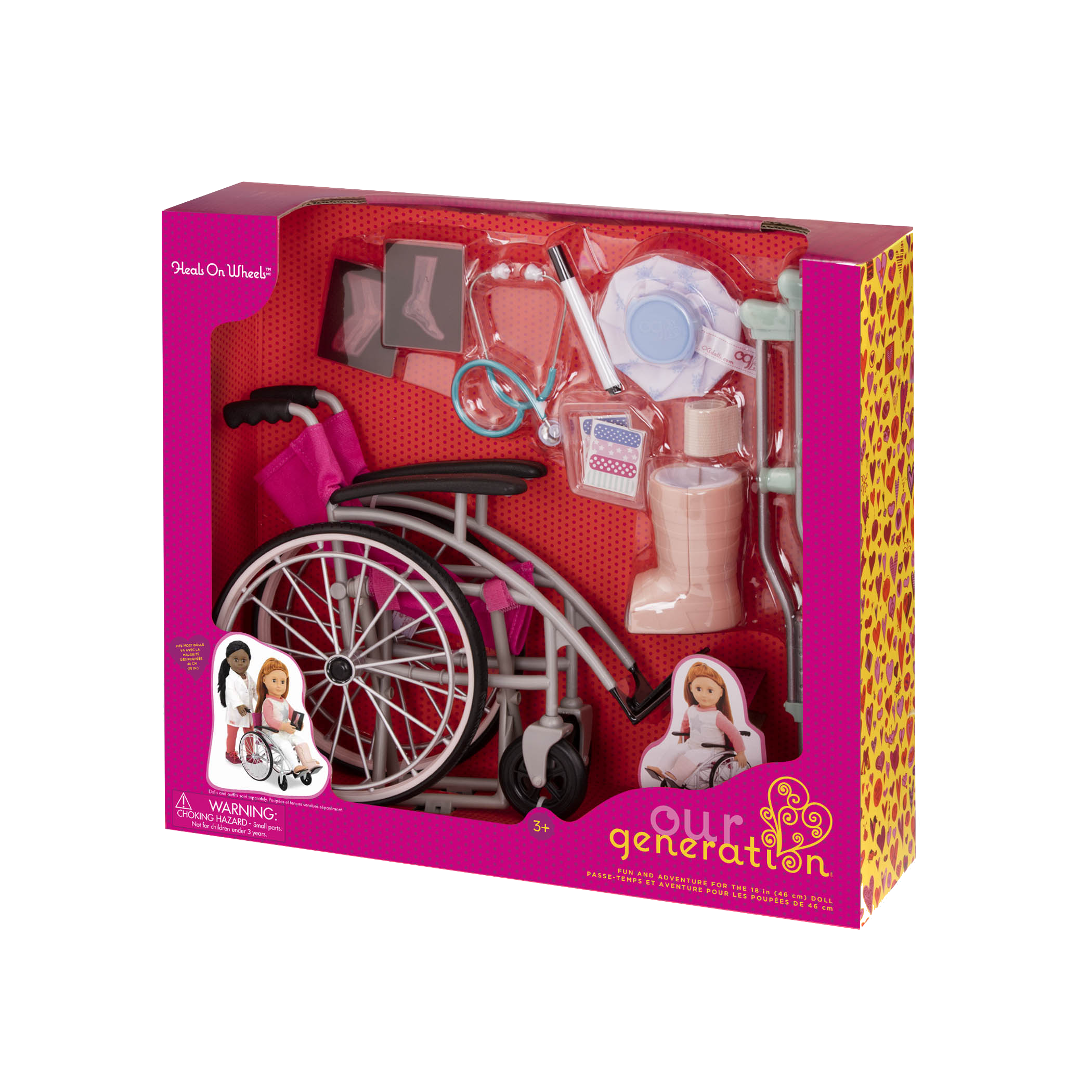 Heals on Wheels medical Accessories package