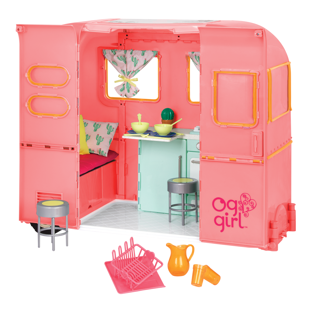 RV Seeing You Camper Pink all components