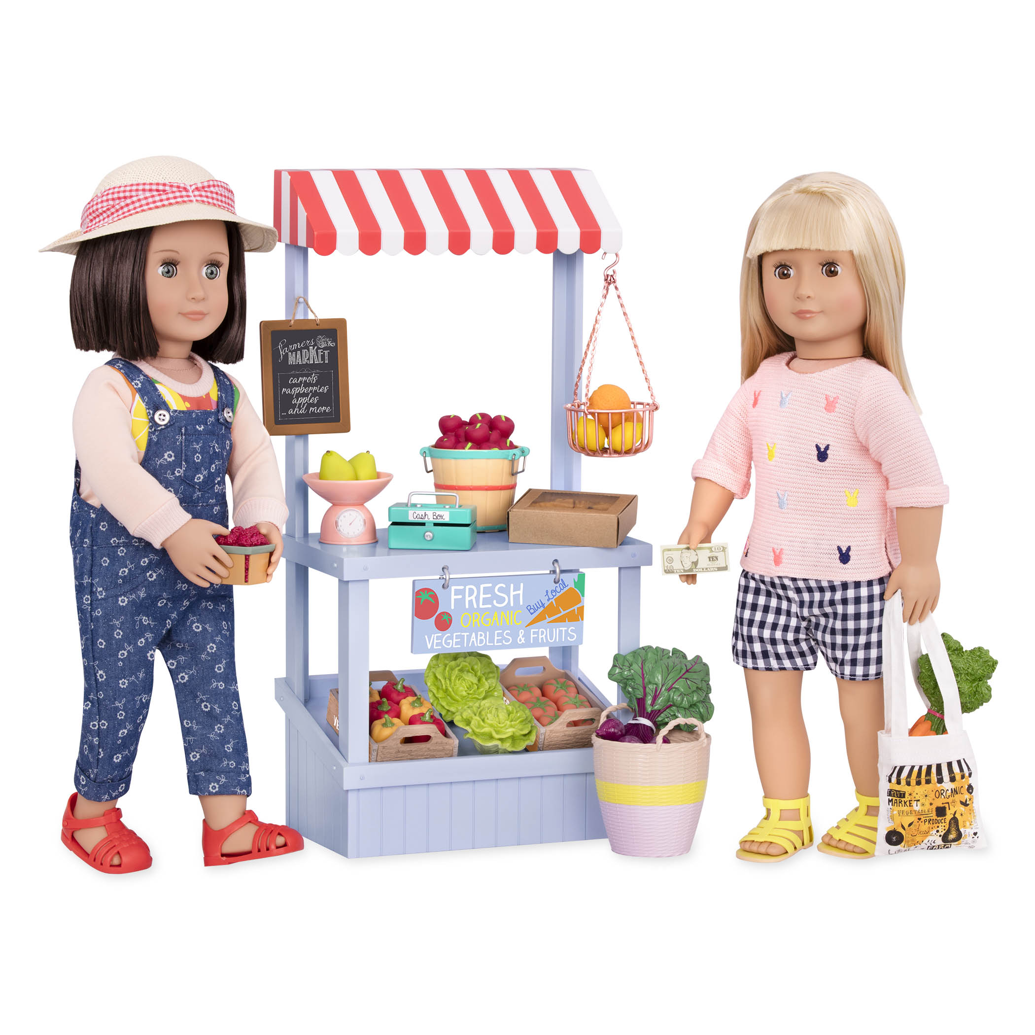 Farmers Market Set with Everly and Rowan