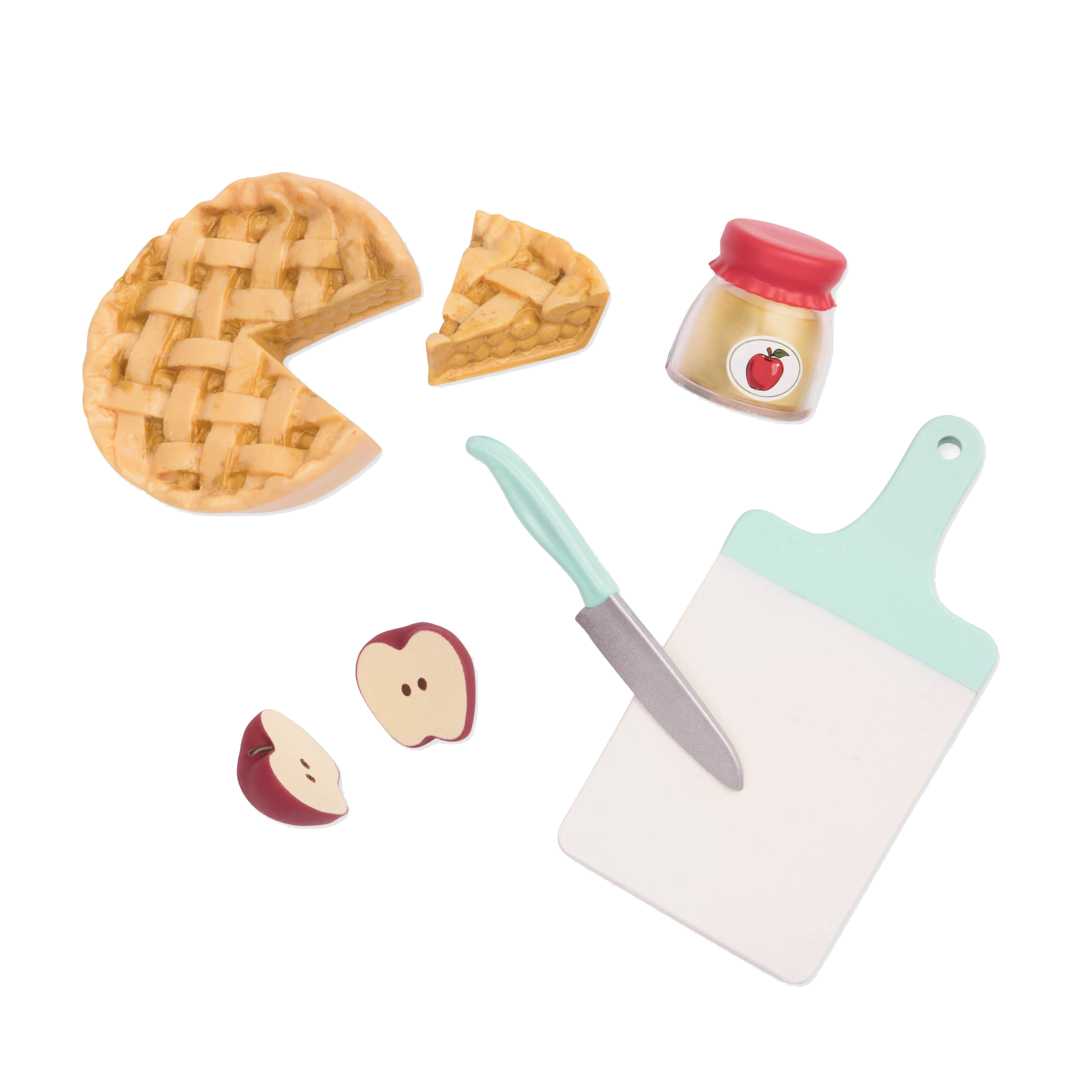 Easy as Apple Pie Baking Set for 18-inch Dolls 