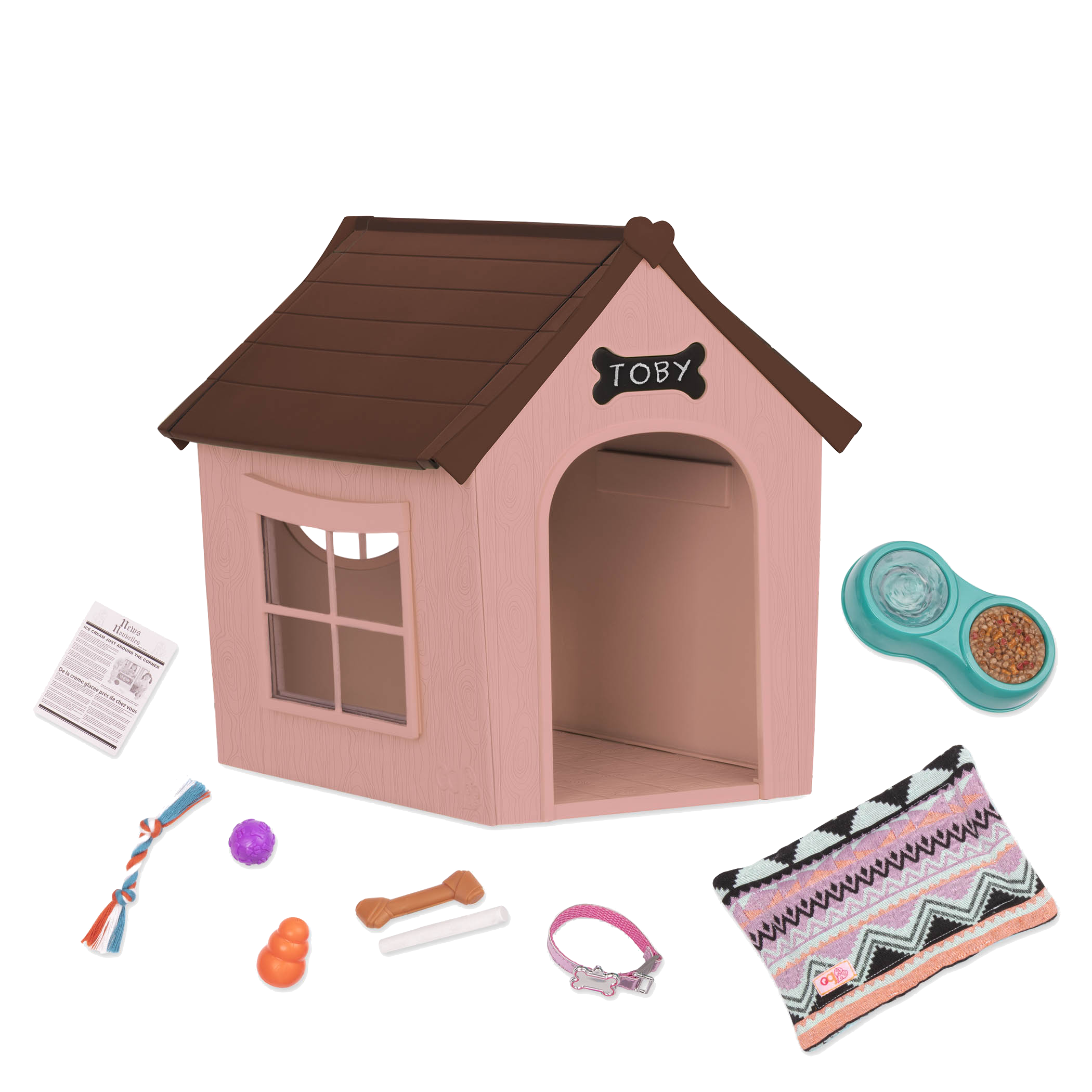 OG Puppy House - Dog House Accessory Set for Dolls