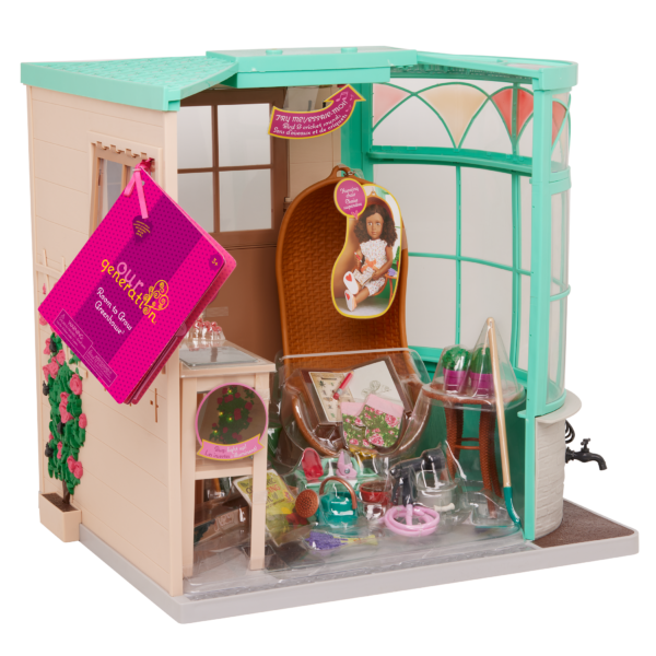 Our Generation Room to Grow Greenhouse Playset for 18-inch Dolls in Packaging