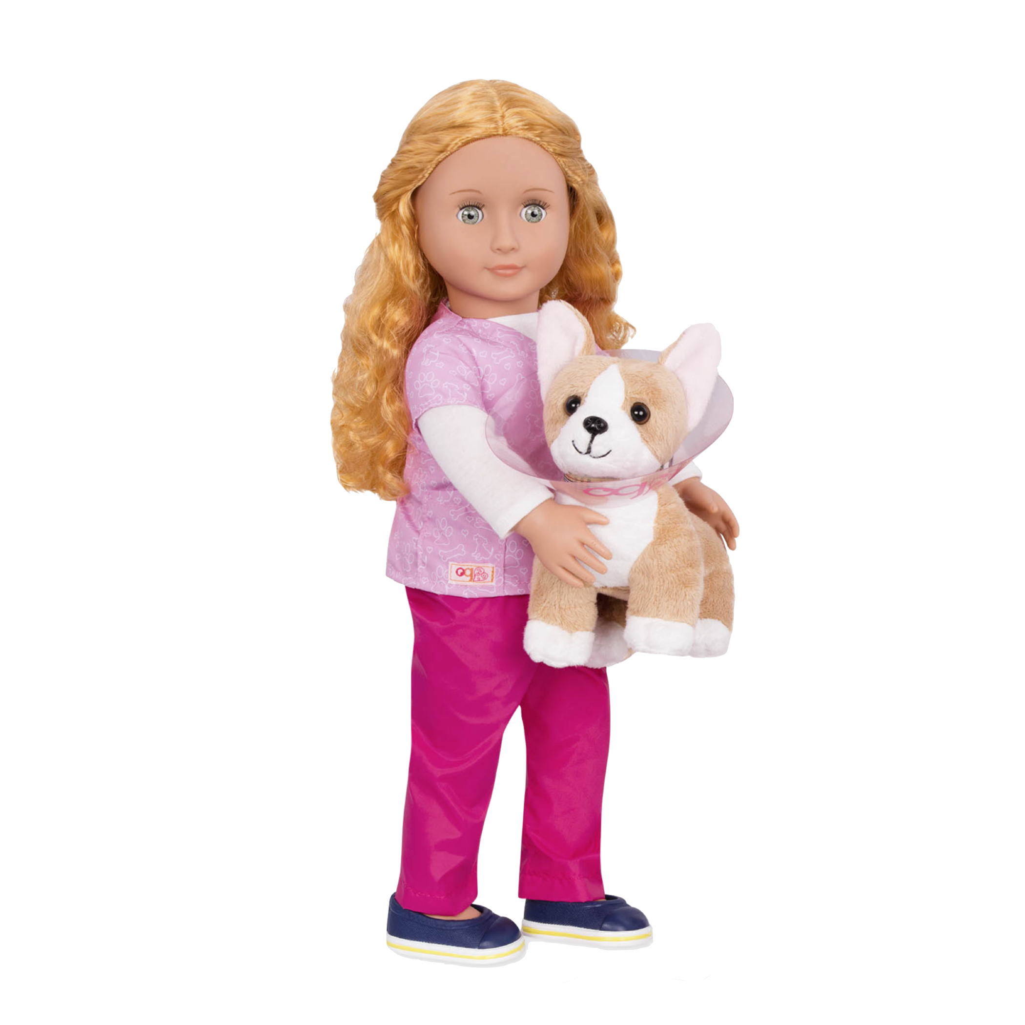 Anais Vet Doll with Corgi Pup