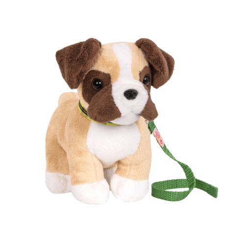 6-inch Posable Boxer Pup for 18-inch Dolls