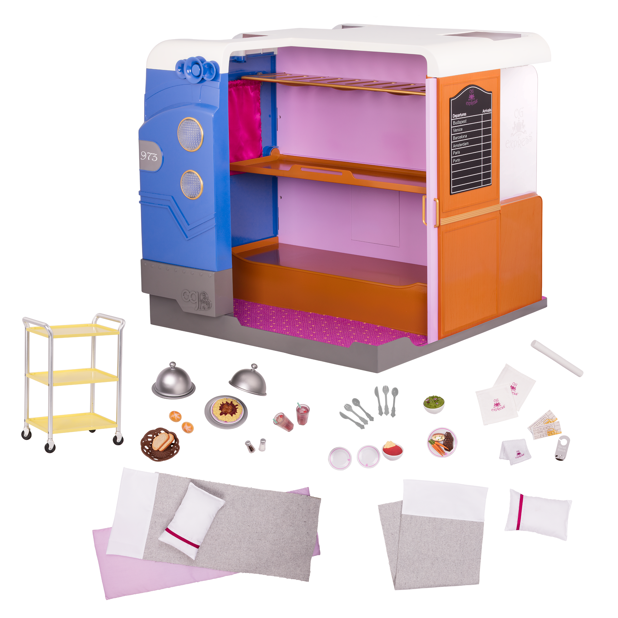 OG Express Train Cabin Accessory for 18-inch Dolls 