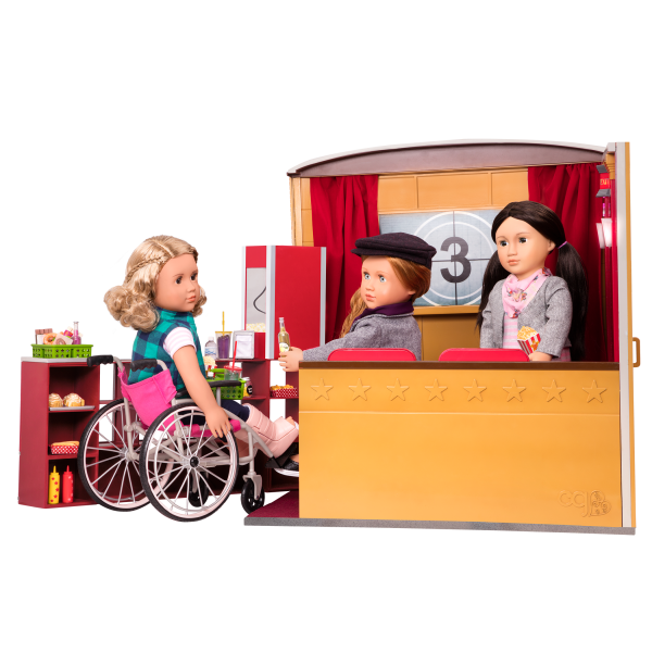 Battat Our Generation Cinema Movie Theater for 18" Dolls 