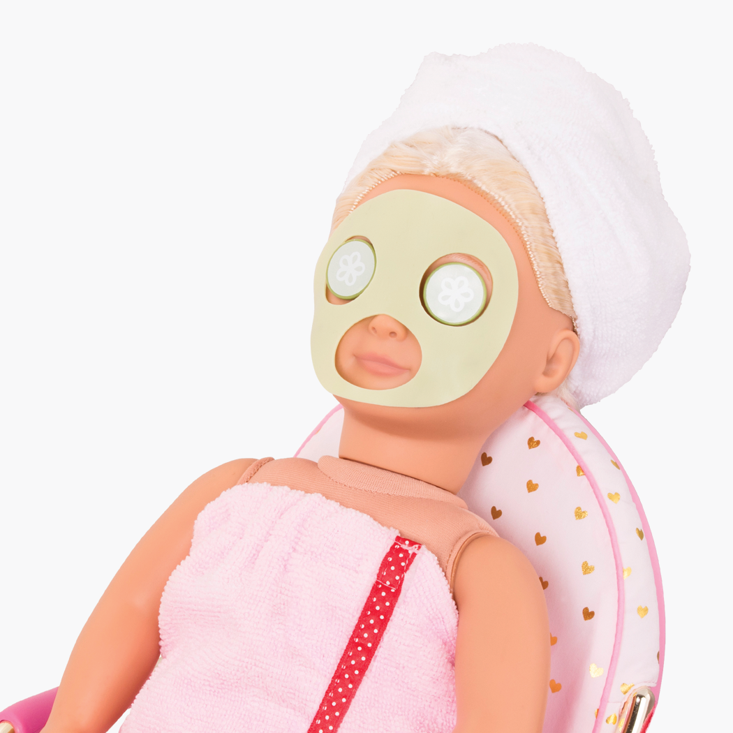 Spa Accessory Set with cucumber face mask