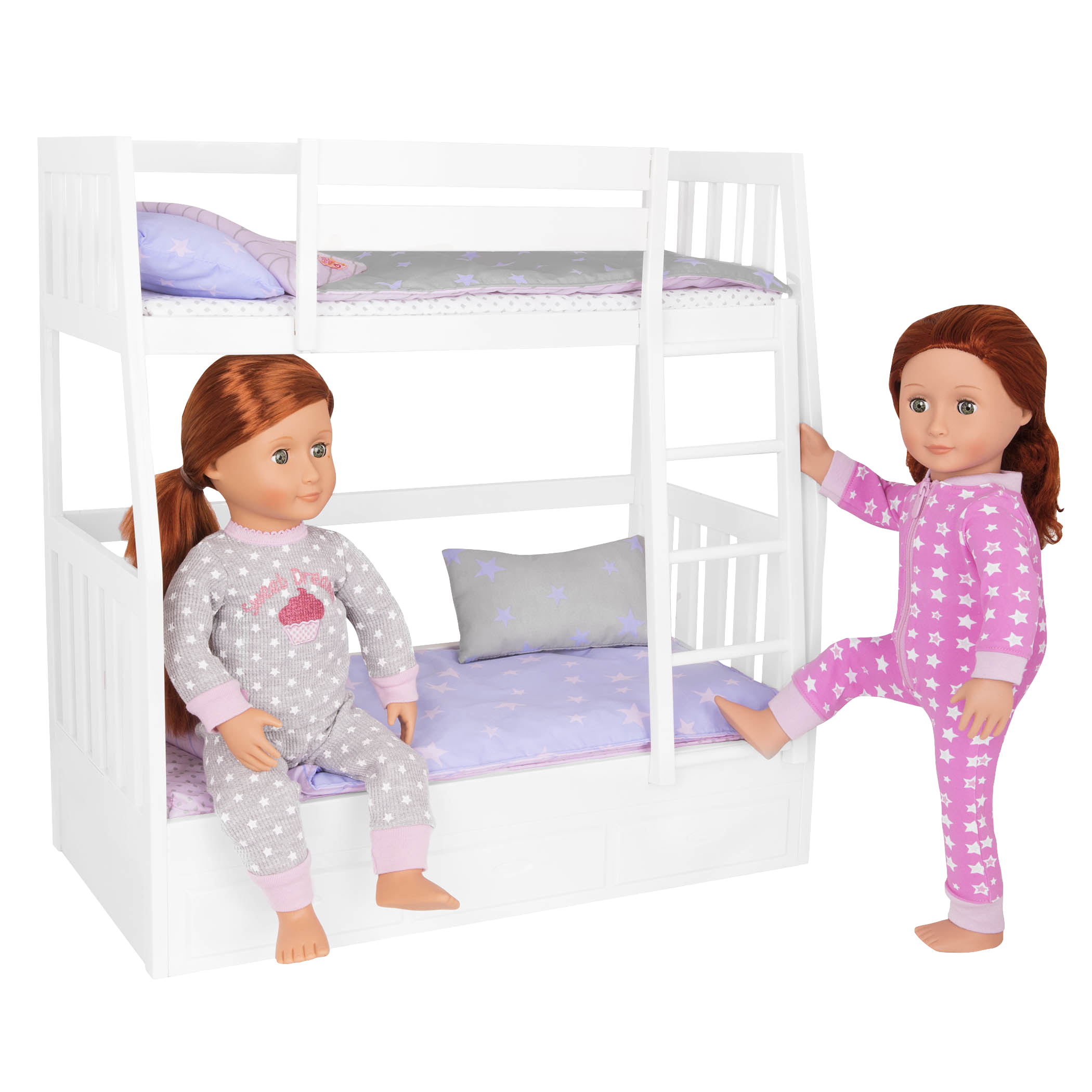 Dream Bunks Bed Set with Sia and Sabina in bed