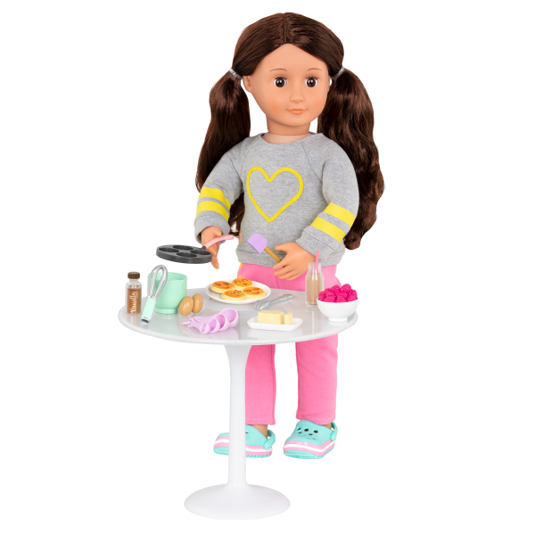 18" doll eggs breakfast for Our Generation American Girl dolls 