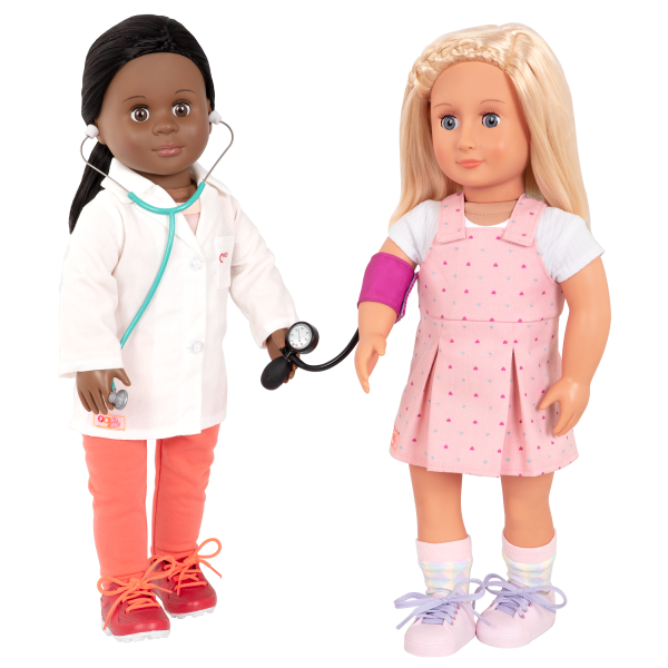 Healthy Check-Up Doctor Set for 18-inch Dolls Meagann Naty Medical Play