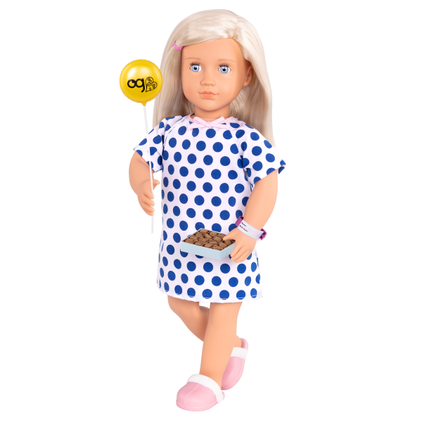 Comfy Recovery Hospital Set for 18-inch Dolls Martha Emoji Balloon