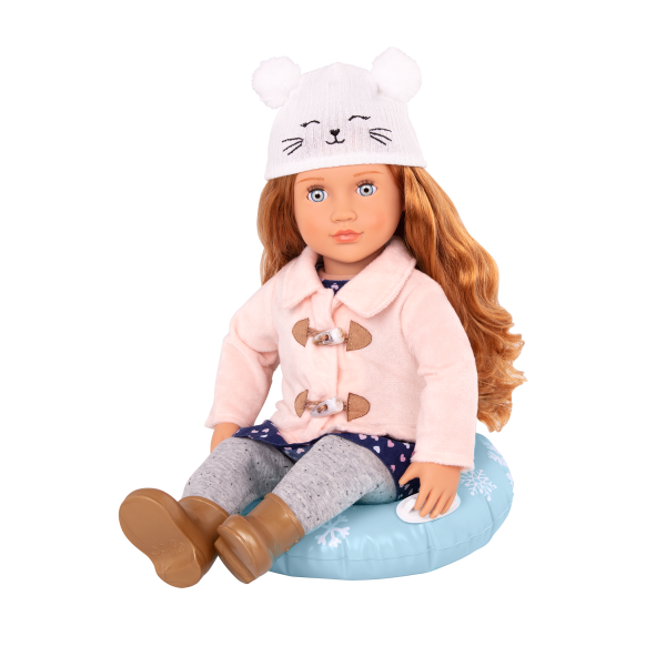 Out In The Snow Sled Accessories for 18-inch Dolls Winter Holiday