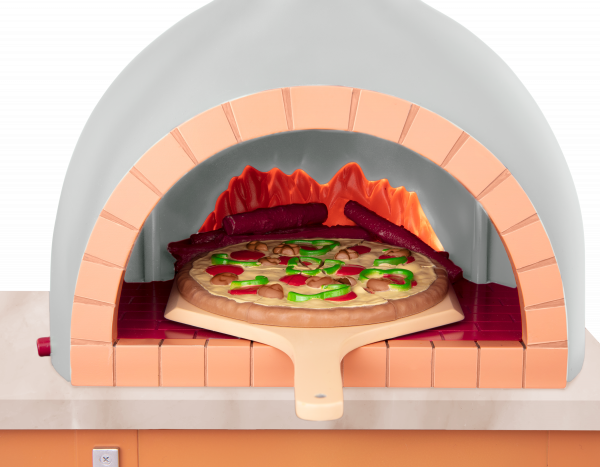 Pizza Oven Playset Cooking Baking Accessory for 18-inch Dolls