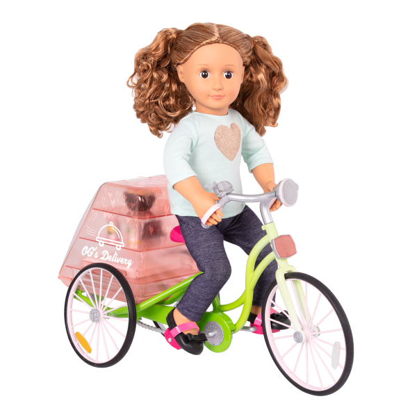 OG Delivery Bike for 18-inch Dolls with Isa