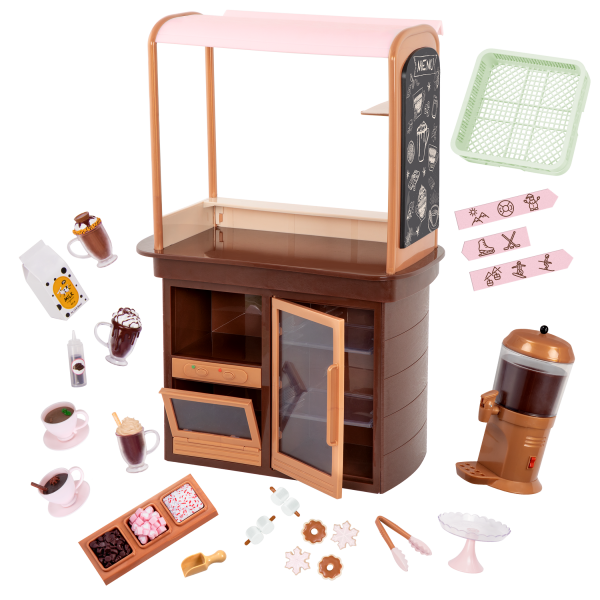 Choco-Tastic Hot Chocolate Stand for 18-inch Dolls