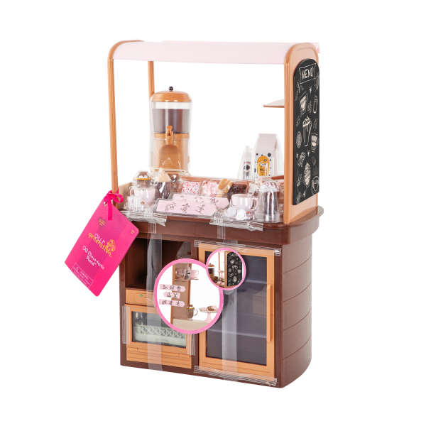 Choco-Tastic Hot Chocolate Stand for 18-inch Dolls Packaging