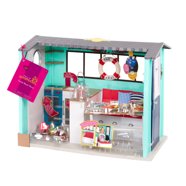 Our Generation 18-inch Doll Seaside Beach House Packaging