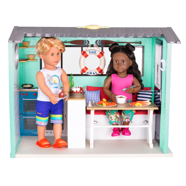 Our Generation 18-inch Doll Seaside Beach House Play Food Accessories