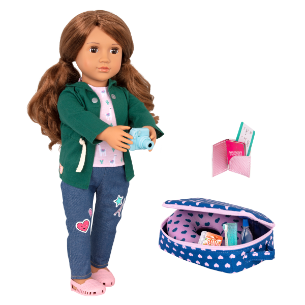 18-inch Doll Off We Go Luggage Accessories