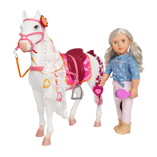 Our Generation 20-inch Camarillo Hair Play Horse 18-inch Doll Yanira