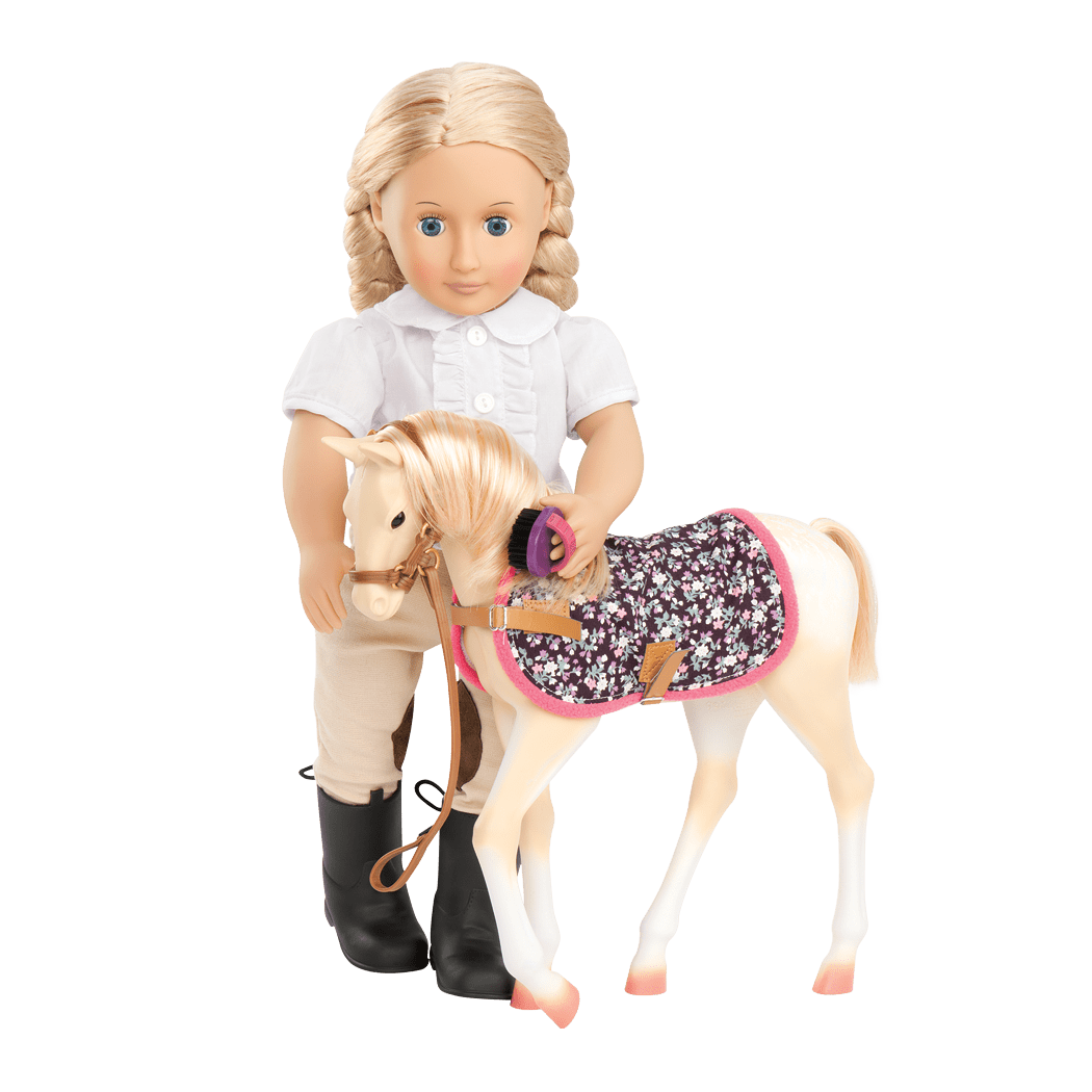 Palomino Foal with Lily Anna Doll02