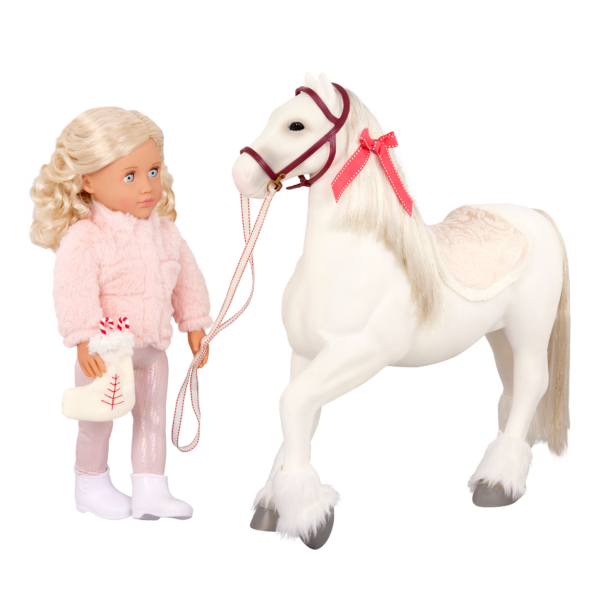 Clydesdale Horse and Ava doll