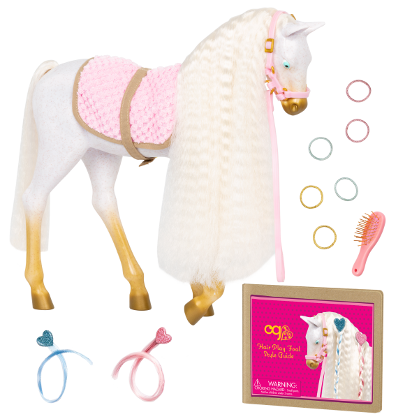 12-inch Andalusian Hair Play Horse
