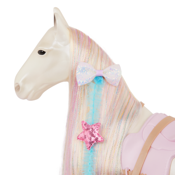 Our Generation Enchanting Horse with Rainbow Hair & Accessories
