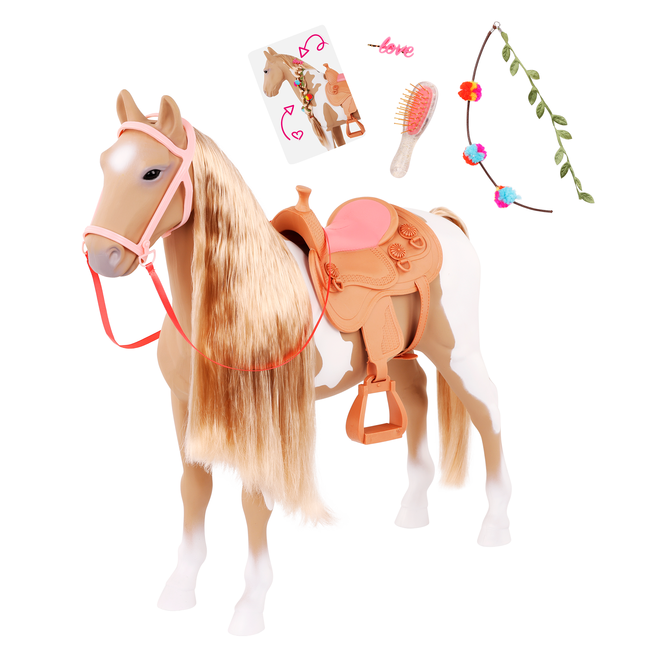 Our Generation Palomino Hair Play Horse for 18-inch Dolls 