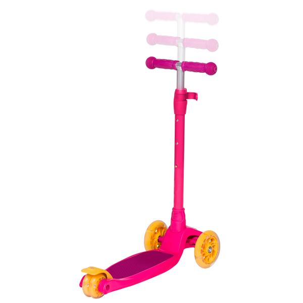 By My Side Scooter for Kids and 18-inch Dolls Adjustable Handle