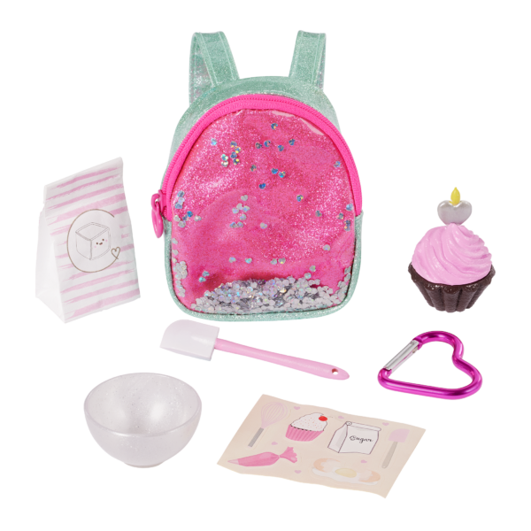 Our Generation Sweets & Sprinkles Surprise Backpack for 18" Dolls