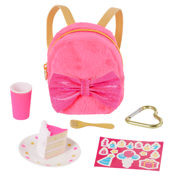 Our Generation Bowtiful Surprise Backpack for 18" Dolls