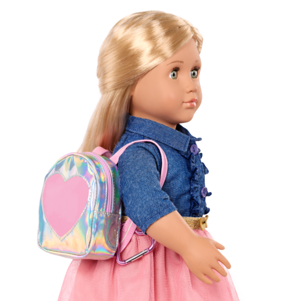 Emily Wearing Sweetheart Surprise Backpack