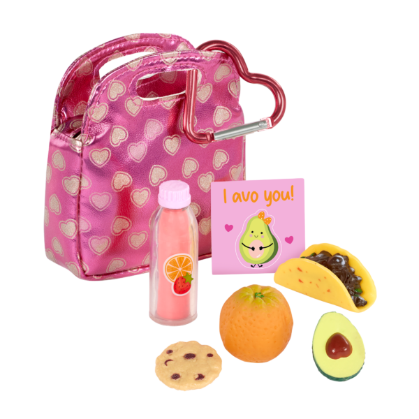 Our Generation Golden Hearts Surprise Lunch Bag for 18" Dolls