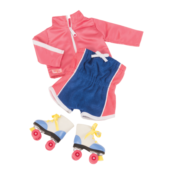 Roller Disco Retro Outfit for 18-inch Dolls