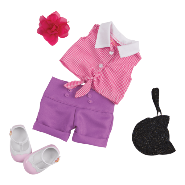 Summer-Spectacular-retro-outfit for 18-inch Dolls