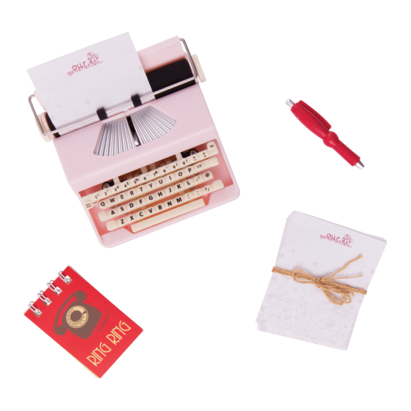 Take a Letter Retro Typewriter for 18-inch Dolls 