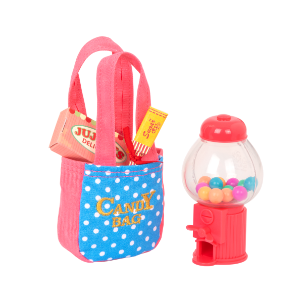 Treats and Sweets Retro Gumball Machine for 18-inch Dolls