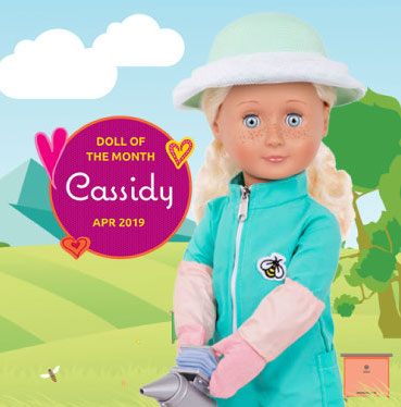 Cassidy Doll of the Month April 2019