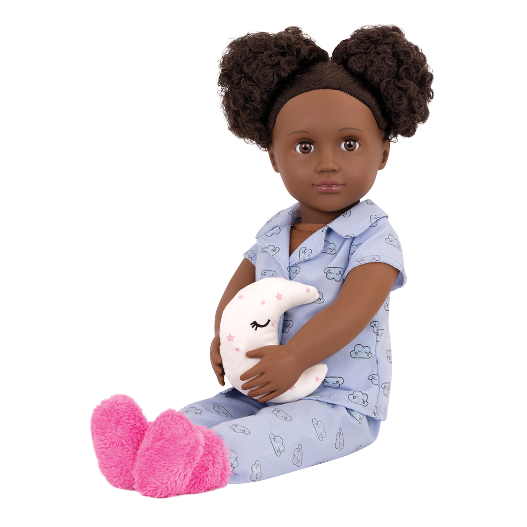 Meet Gloria, a cute sleepover doll who is also the March Doll of the Month!