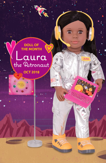 Laura the Astronaut Doll of the Month October 2018