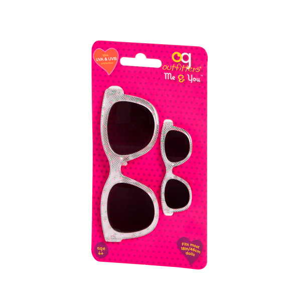 Me & You Cherry Printed Sunglasses for Kids and 18-inch Dolls Packaging