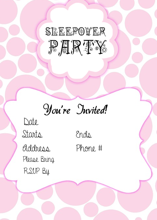 Make a cute and fun invite to send to your guests!