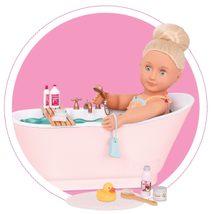 Bath set for dolls with accessories Ecoiffier Doctor Poupon