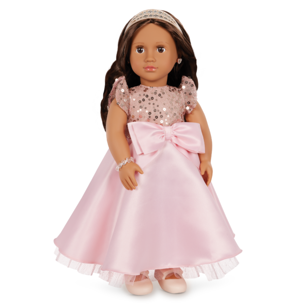 Our Generation 30th Anniversary Doll Arya in Pink Gown